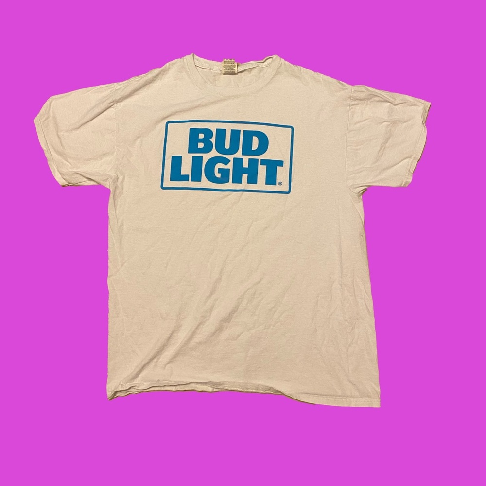 Bud Light Box Logo Tee - Picture 1 of 2